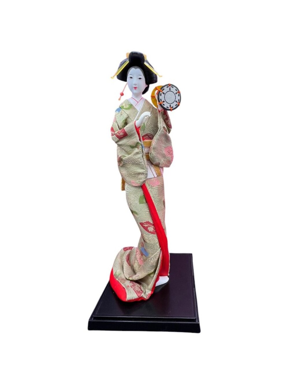 Vintage Japanese Geisha Doll Kimono Figurine Japan Large - Picture 9 of 15